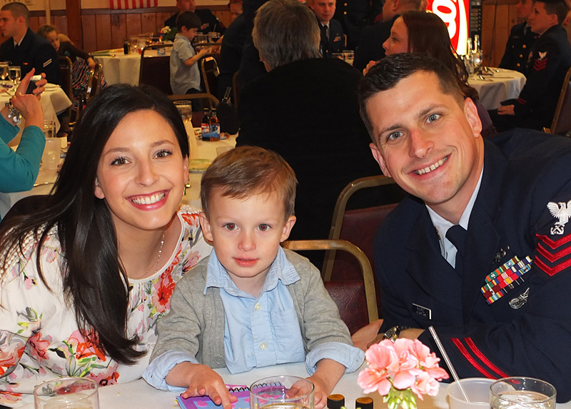 George Ramirez with wife Julia and son Jackson