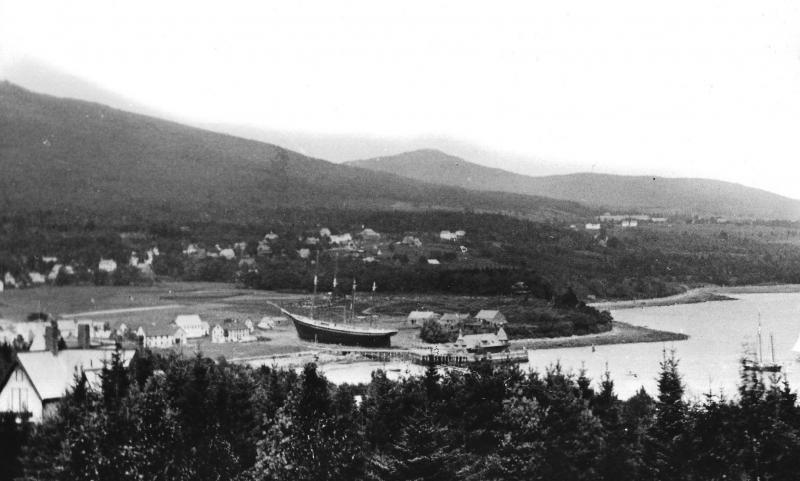 Alma E. A. Holmes, under construction. (Photo courtesy Barbara F. Dyer)