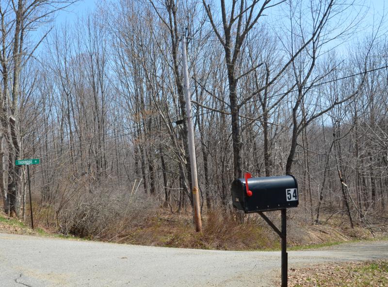 The intersection of High Street and the Thorndike Road. One person lives at the end of this road.