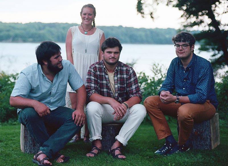 WERU Festival on Saturday. (Photo courtesy: GoldenOak, a very cool, young, upbeat folk band from Farmington.)