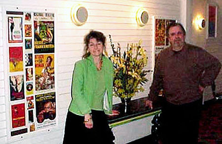 Current owners Therese Bagnardi and Michael Hurley have owned The Colonial Theatre for 20 years. (Photo courtesy Mike Hurley and Therese Bagnardi)