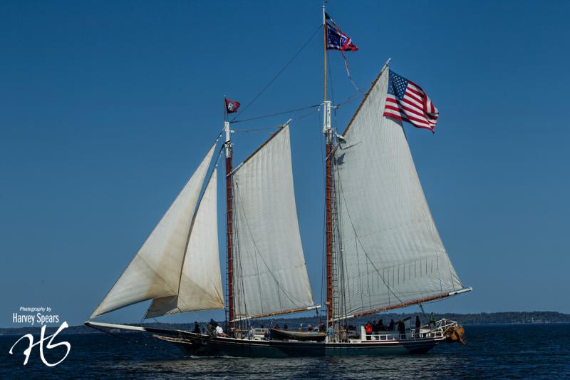 Schooner ‘Stephen Taber.’. (Photograph by Harvey Spears)
