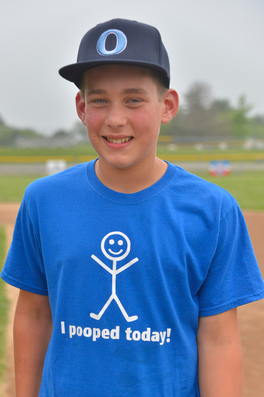 Matt Spear, “It feels good, I like playing baseball.”
