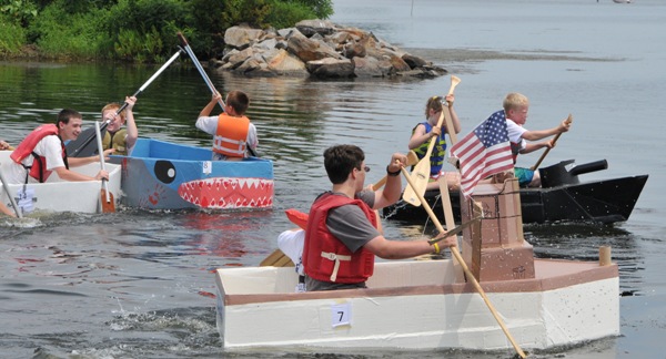 Cardboard Boat Races on Sunday at 1 p.m. (Photo by PenBay Pilot)