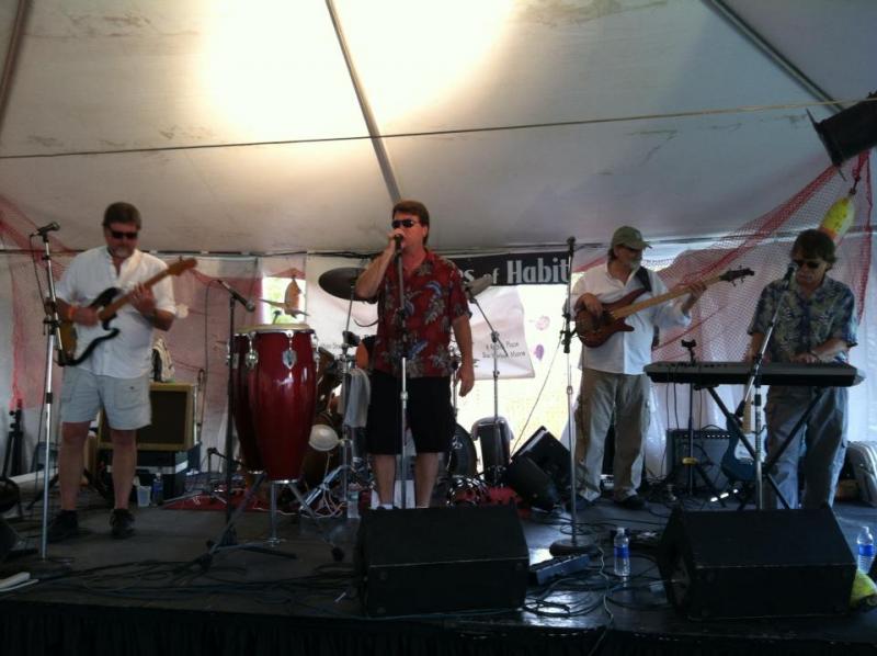 Creatures of Habit plays a street dance at the Union Fair Friday night. (Photo courtesy Creatures of Habit)