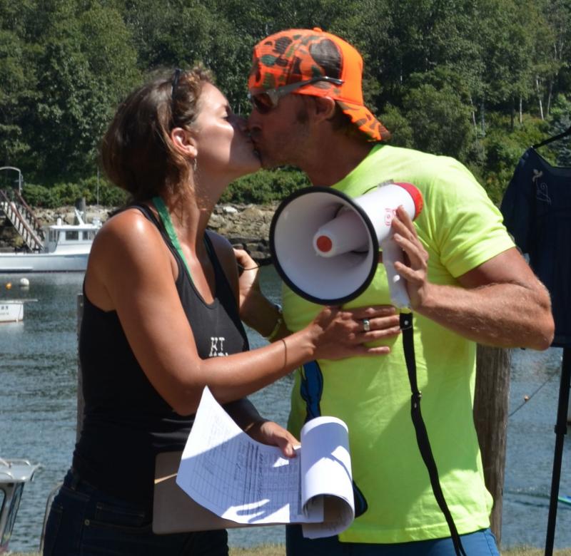 Amy and Thor. Another successful Lobster SUP Cup concludes. (Photo by Lynda Clancy)