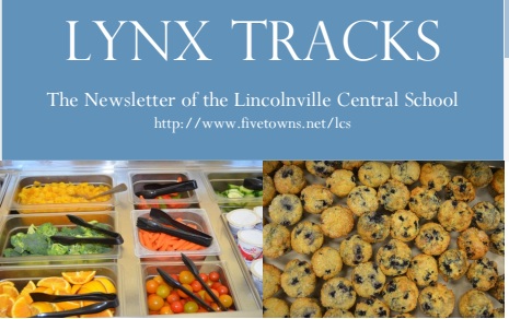 The LCS lunch program includes this colorful produce from the school garden, as well as baked goods made on the spot.
Photo from LCS Newsletter lynx