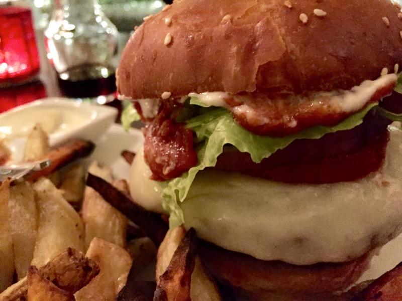 In Good Company’s burger. (Photo courtesy Charlie S. White)