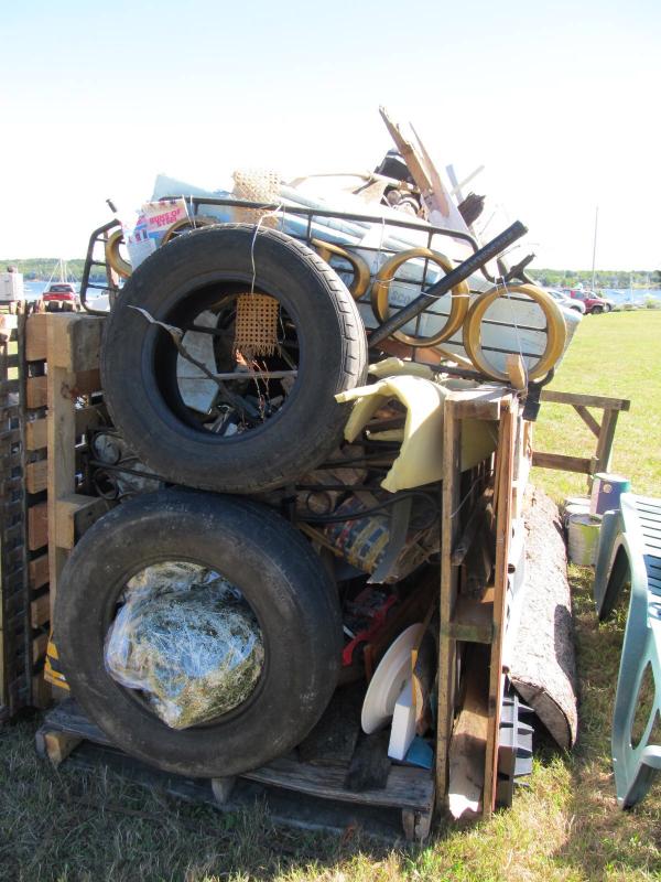 ...And more junk to work with. (Photo by Kay Stephens)