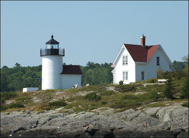 What better way to start a sail then by passing Curtis Island Lighthouse. (Photos by Chris Wolf)