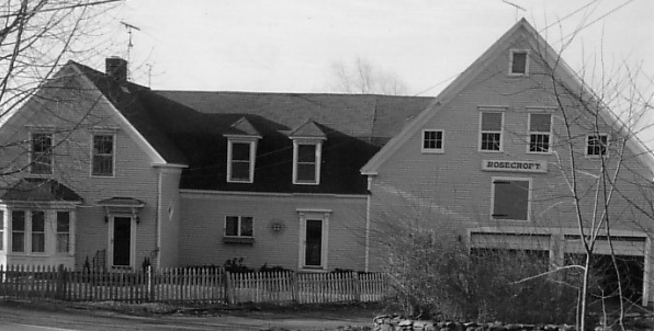 The house at 294 Searsmont Road where Will and Mertie lived with their family.
Photo from Lincolnville Historical Society rosecroft