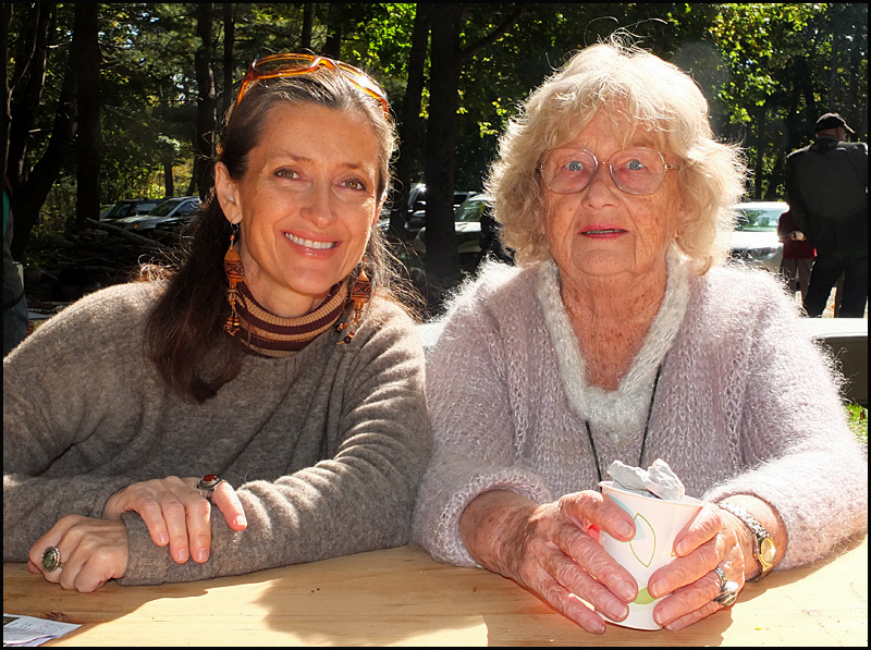 Lydia Dardi and Mathilee Dardi divide their time between Camden and Palm Beach Gardens in Florida. “We saw the sign yesterday and we wanted to check it out and it’s very nice. We went into the museum, we bought a couple of books and the food was just excellent.”
