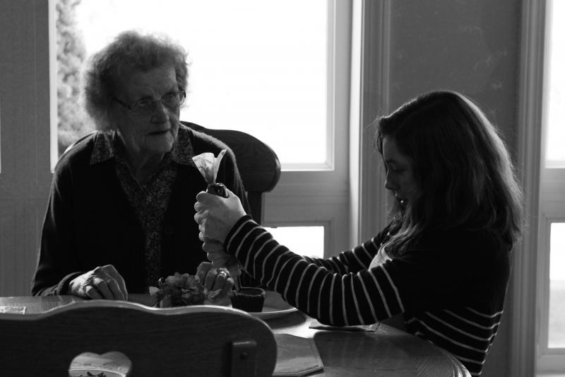 Lillianne Greene, left, with Abby Heath (Photo Courtesy Of Charles Hamm)