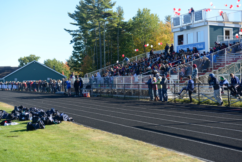 A magnificent crowd was on hand at Camden Hills for all the Homecoming Festivities. (Photo by Ron Hawkes)