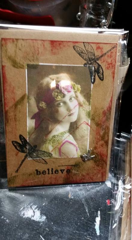 Small notebooks are her “bread and butter” work. Photo courtesy Creatively Maine