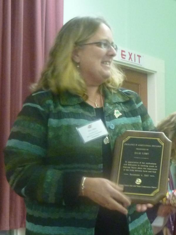 Ellie Libby, Excellence in Agricultural Education. (Photo Courtesy of Knox & Lincoln Soil & Water District)