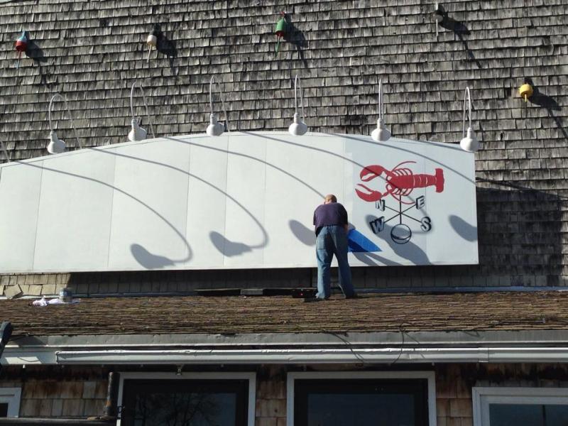 Nautilus Seafood & Grill readies their new location at the former Weathervane Restaurant in Belfast. (Photo courtesy Jenifer Oakes)
