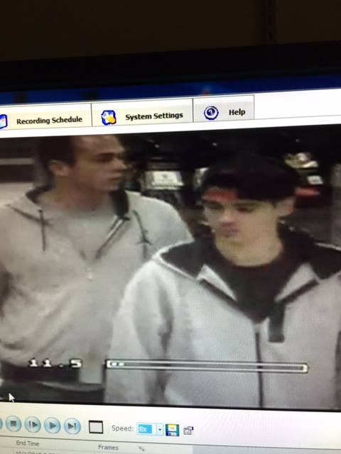 “The individuals in this photo are enjoying an evening shopping at Kohls. For the record and just to be clear, Kohls SELLS clothing.” (Courtesy Facebook/Bangor Police Department)
