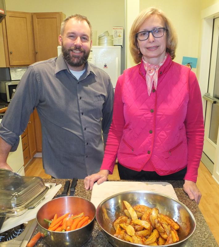 Tim English and Yvonne Gloede.