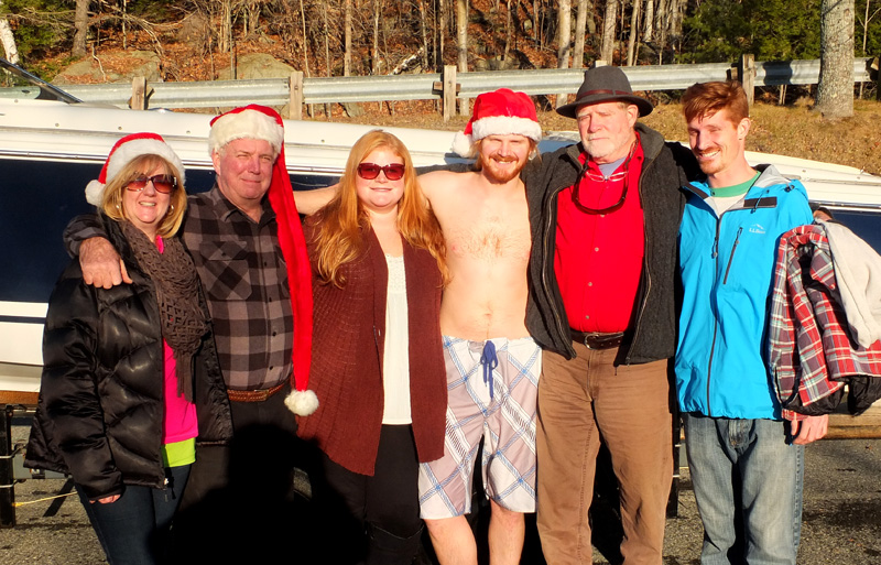 Patty Sieginthaler, Mark Sieginthaler, Jess Morrison, Will Morrison, Douglas Morrison and Hugh Morrison after some fun on the water.