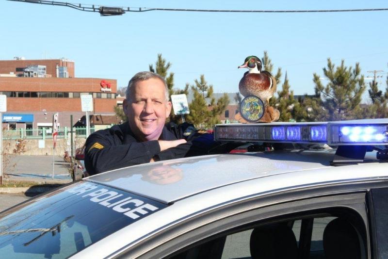 Sgt. Tim Cotton and the DOJ. (Photo courtesy 3QC productions)