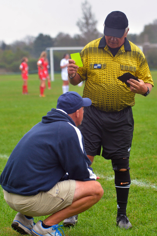 The many expressions of Coach Townsend. (Photo by Ron Hawkes)