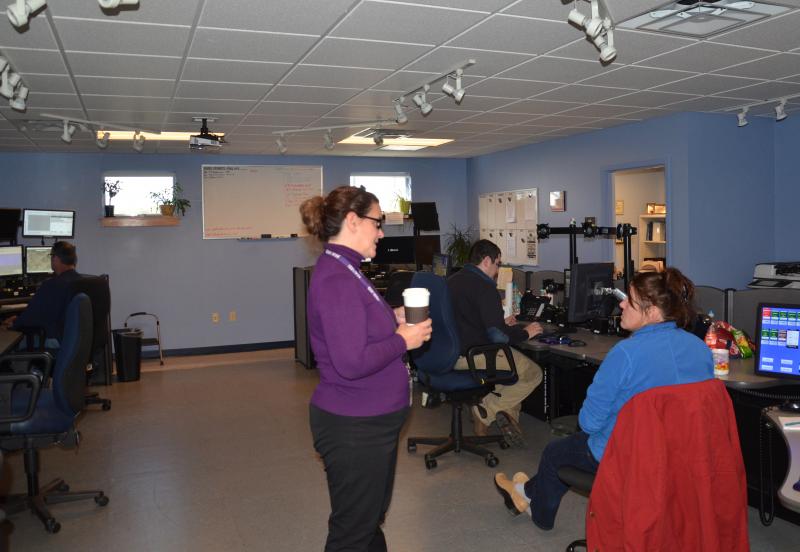 Command central for Knox County Regional Communication.