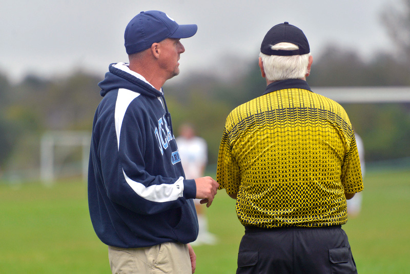The many expressions of Coach Townsend. (Photo by Ron Hawkes)