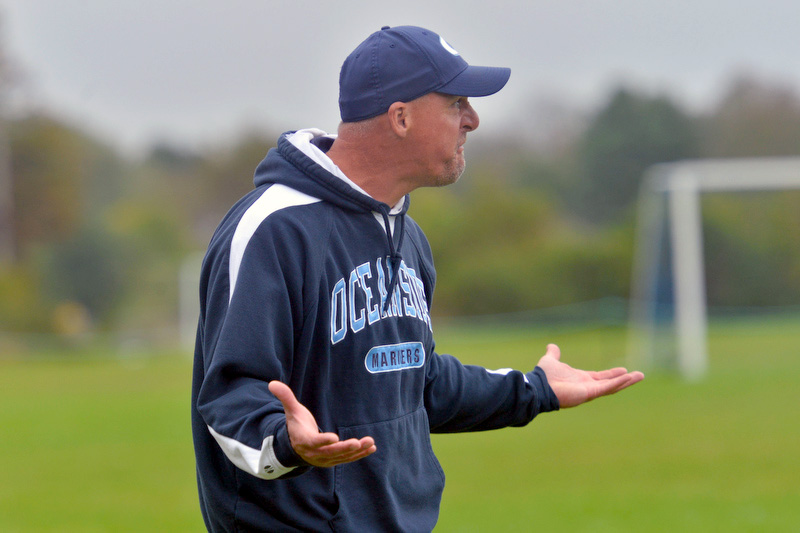 The many expressions of Coach Townsend. (Photo by Ron Hawkes)