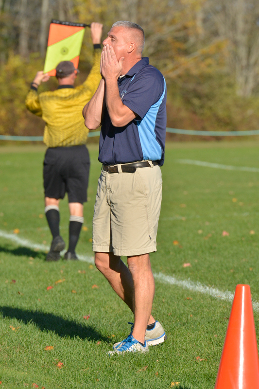 The many expressions of Coach Townsend. (Photo by Ron Hawkes)