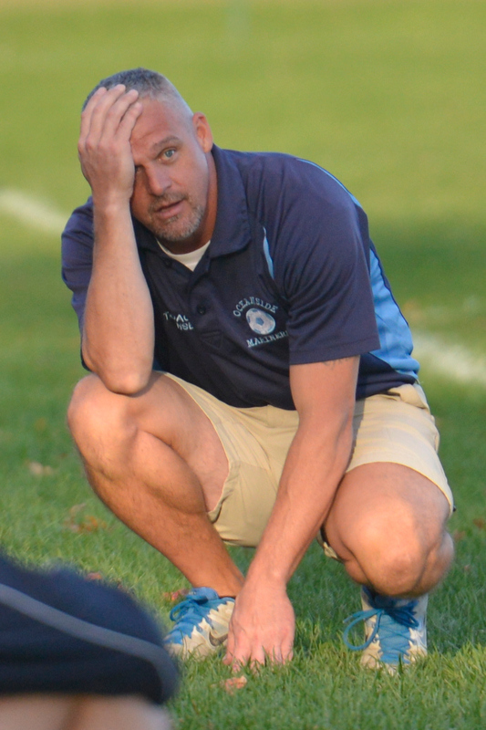 The many expressions of Coach Townsend. (Photo by Ron Hawkes)