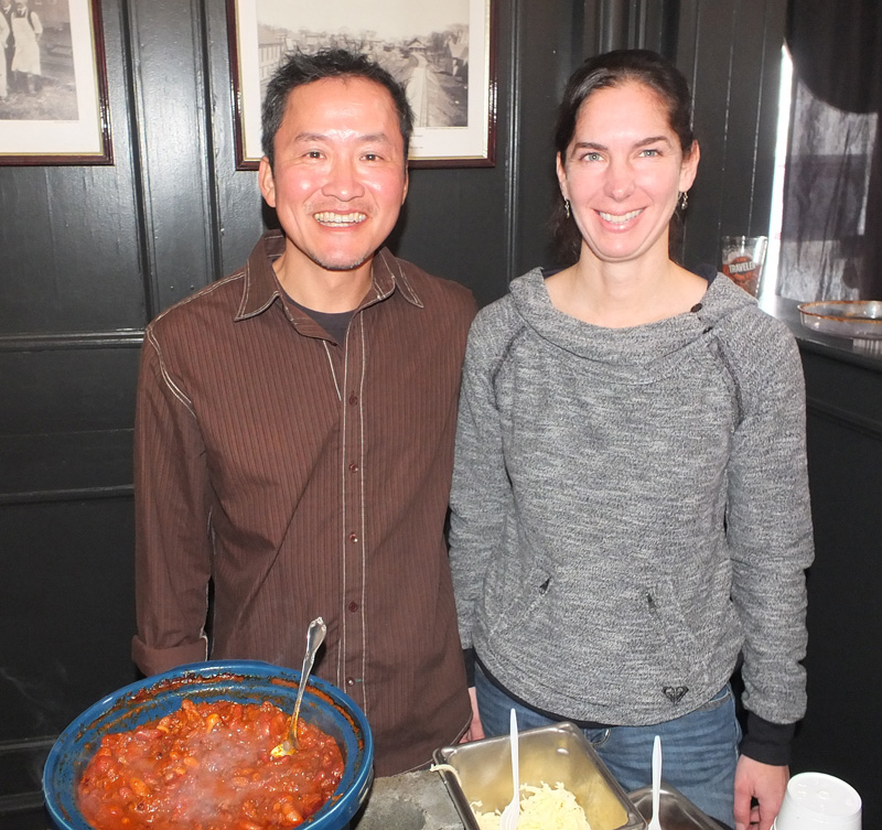 Tom Pham and Julie Corcoran