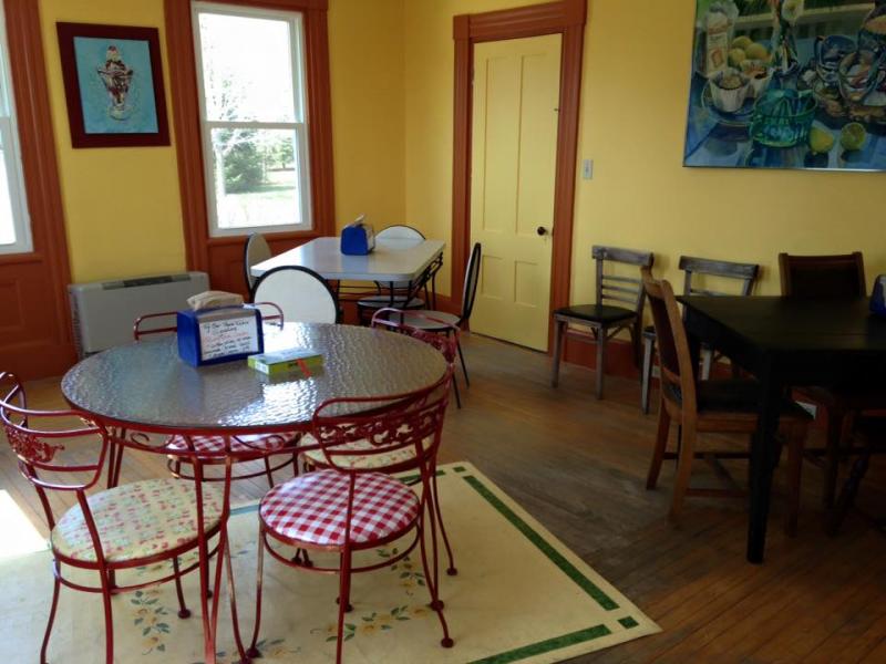 The Cone Home parlor, currently at 19 North Main St., will now be a waiting lounge for the restaurant. (Photo courtesy Home Kitchen Café)