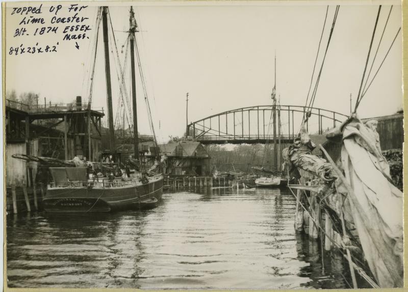Goose River Bridge (Photo courtesy Walsh History Center, Camden Public Library)