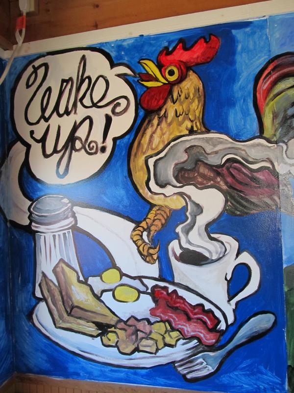 Mural art by Isaac Wright.(Photo by Kay Stephens)