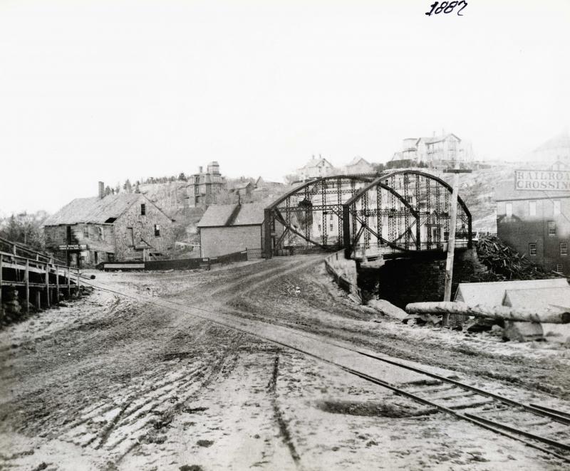 Goose River Bridge, 1887. (Photo courtesy Penobscot Marine Museum)