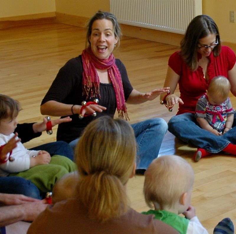 Jessica Day making music with little ones
Photo courtesy of Jessica Day jessica Day