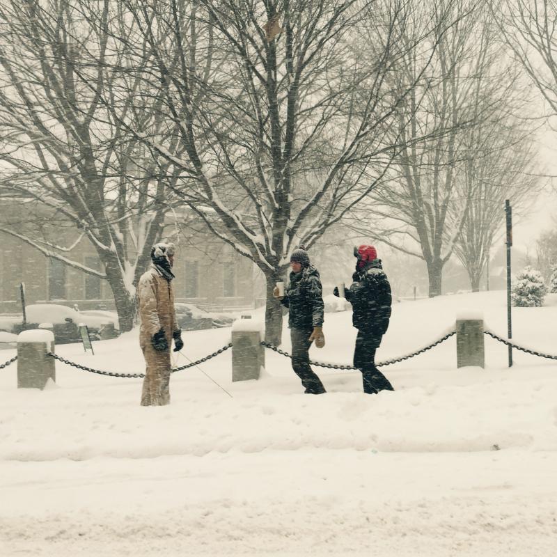 Downtown Camden, Feb. 13. (Photo by Lynda Clancy)