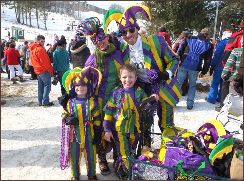 Purple, Green and Gold won first place in the Best Costume competition.