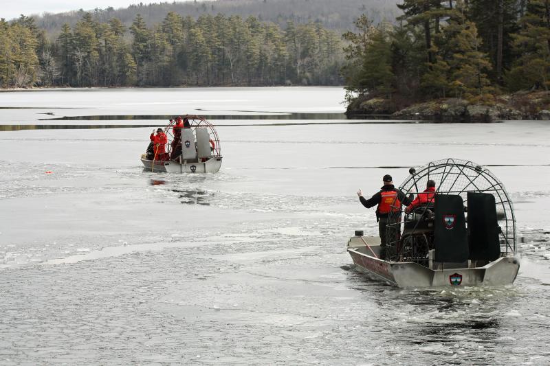 After locating the body in less than five minutes, a second boat is called out to assist with recovery and transport. (Photo by Holly S. Edwards)
