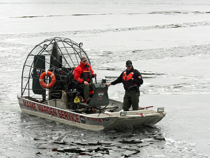 Trueman Moore is brought back to shore to be reunited with his family. (Photo by Holly S. Edwards)