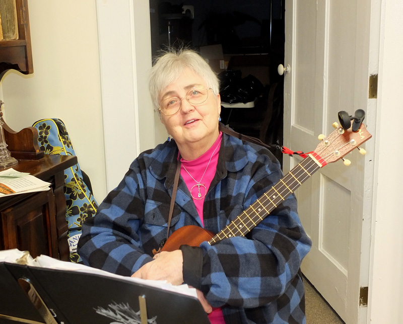 Brenda Barrett is president of the Camden Rockport Historical Society. (Photo by Chris Wolf)