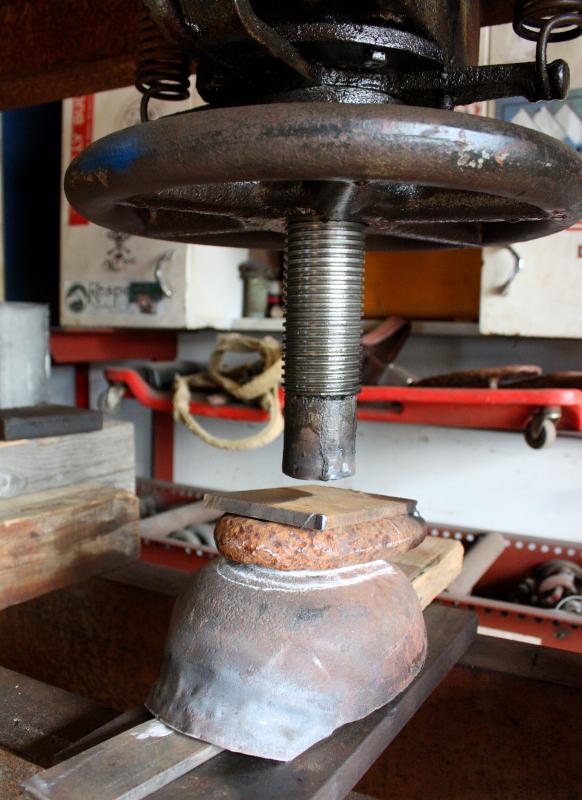 The conductor’s head, awaiting the artist’s inspiration before it can be finished and attached to the conductor’s body. (Photo by Holly S. Edwards)
