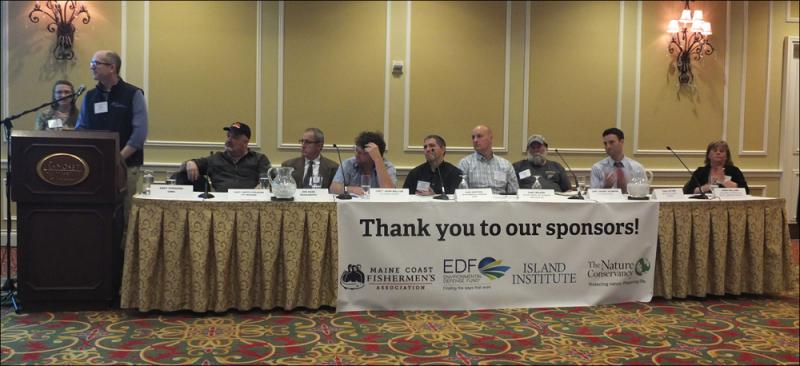 From left to right: Andy Pershing, Keith Coburn, Jon Hare, John Mellon, Jake Kritzer, Carl Wilson, Buddy Guidon, Todd Gutner, and Linda Williams, (Photo by Chris Wolf)