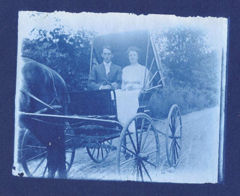 Courting in a carriage