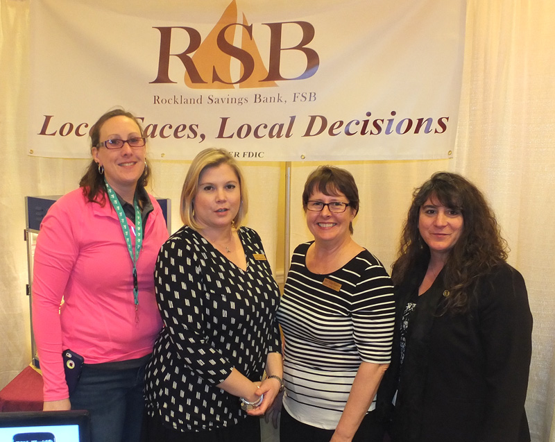 Rockland Savings Bank, with Lynn Hall, Karen Kunesh, Terri Rucegice and Saxon Moreau