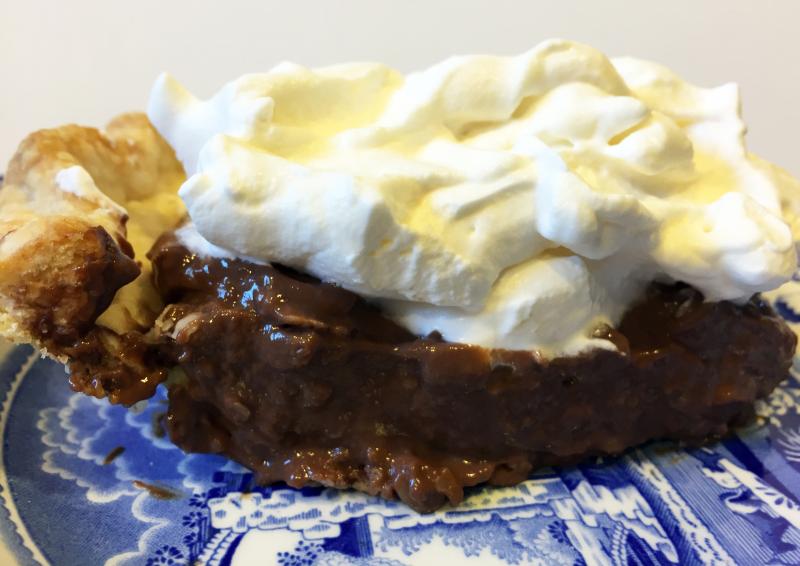 Chocolate cream pie. Simple to make, and delectable. SUZI THAYER/Boothbay Register