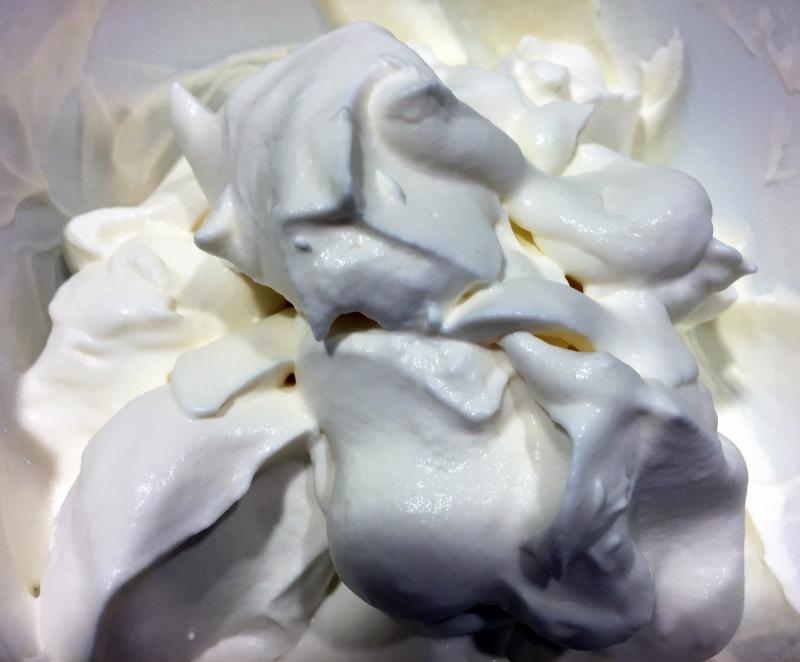 A mound of whipped cream makes anything better. SUZI THAYER/Boothbay Register