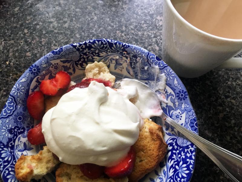 Next time you make strawberry shortcake, try whup cream, with freshly squeezed lemon juice, in place of whipped cream. SUZI THAYER/Boothbay Register