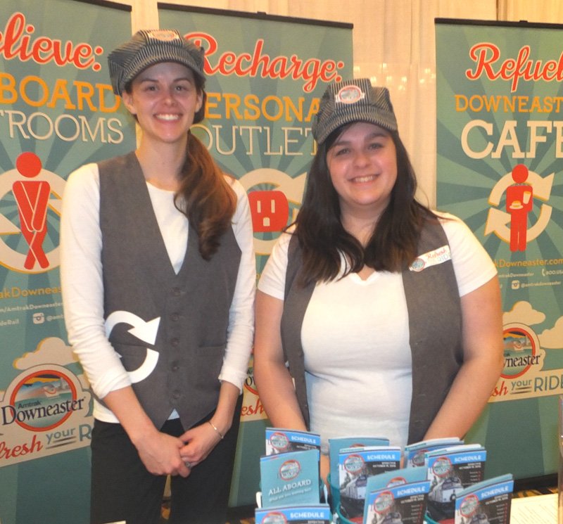 Amtrak’s Downeaster: Elizabeth Daniels and Veronica Beaugoin
